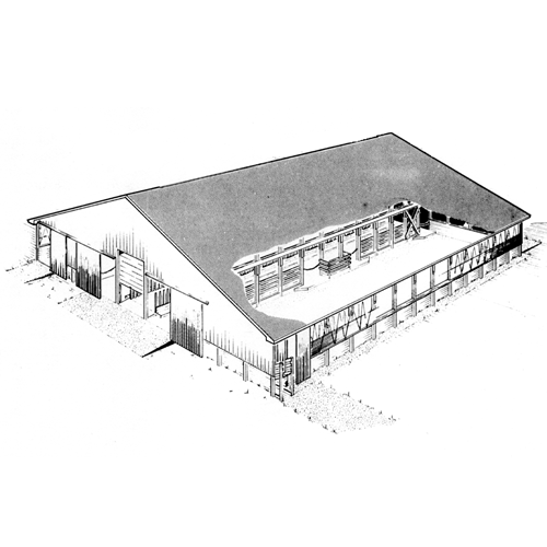 One storey beef bar drawing